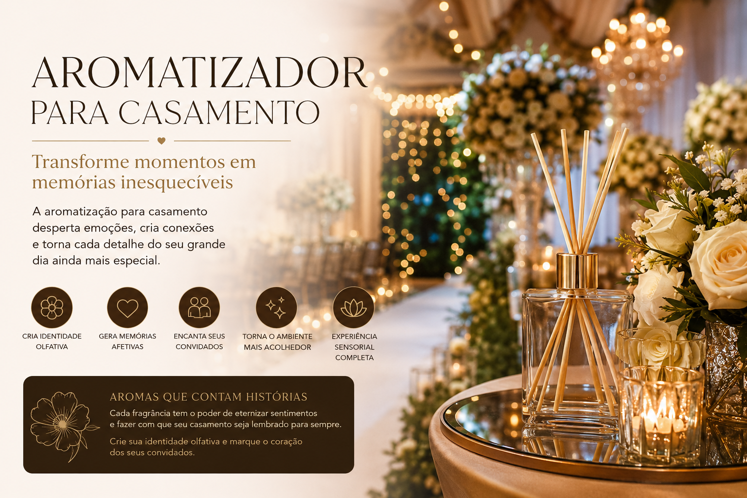 Aromatizador para Casamento: Como Criar uma Experiência Inesquecível com Fragrâncias